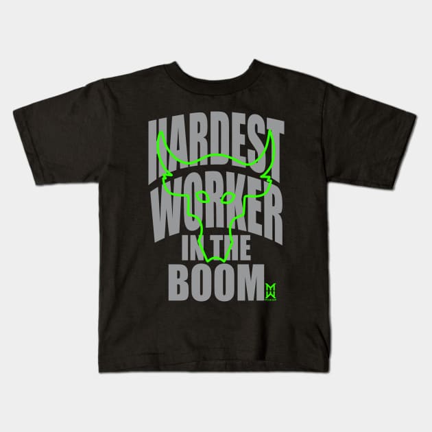 work hard Kids T-Shirt by mmpower